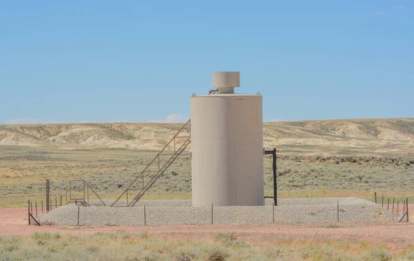 Fracking equipment for Oil and Natural gas extraction. Hydraulic Fracturing Shale in Carbon County Wyoming