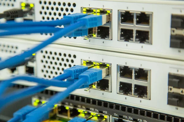 Network security equipment. Cybersecurity infrastructure. Ethernet, wired transmission.