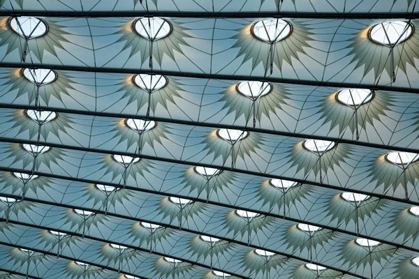 Stadium roof design. Geometric shapes. Abstract background. — Stock Photo, Image