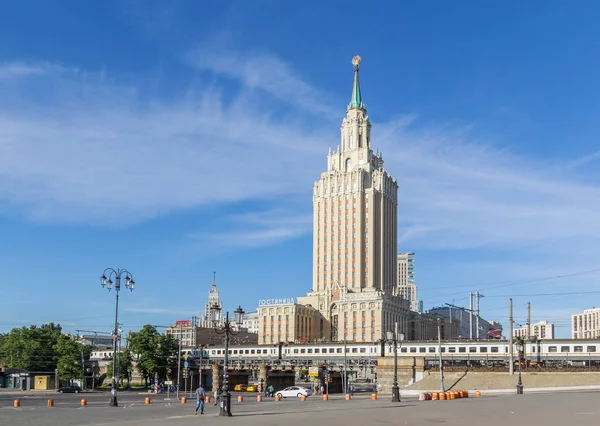 Hotel Leningradskaya Moskow Rusia — Stok Foto