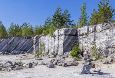 Ruskeala Park, Karelya İtalyan ocağında görünümünü