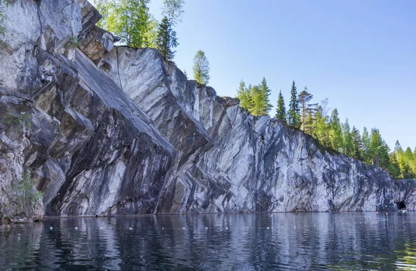 Mármol Carrera Ruskeala Karelia Rusia —  Fotos de Stock