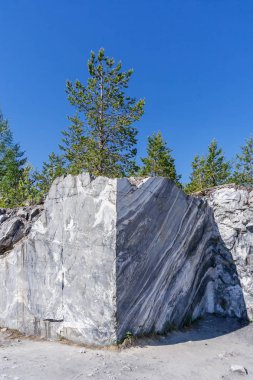 Ruskeala, Karelya İtalyan kariyer mermer duvar