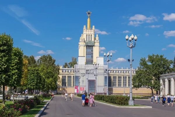 Moszkva, Oroszország - 2018. augusztus 18. Vdnh, Pavilion � � � 59 "Gabona" — Stock Fotó