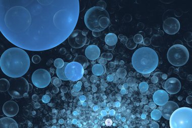 Boşlukta sabun kabarcıkları