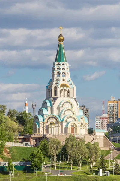 Katedralen till Hagia Sophias ära på Volga vallen i Sa — Stockfoto