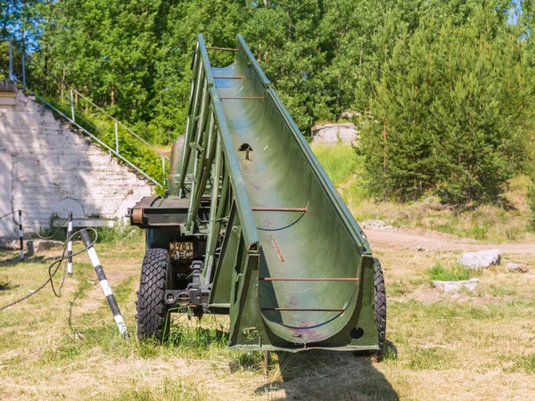 Fort Krasnaya Gorka Village Leningrad Region Russia June 2020 Launcher — Stock Photo, Image