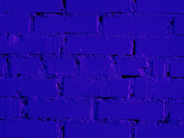 Abstract Bright Blue Texture Brick Wall — Stock Photo, Image