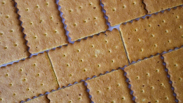Contesto Dei Cookie Crackers Con Semi Mescolanza Biscotti Cracker — Foto Stock