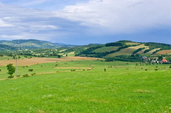 Spring Hills Poland — Stock Photo, Image