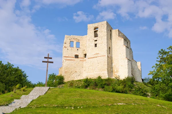 Ruiny Starych Fortyfikacji Kazimierz Dolny Polska — Zdjęcie stockowe