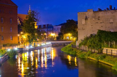 Bydgoszcz sırasında gece - Polonya