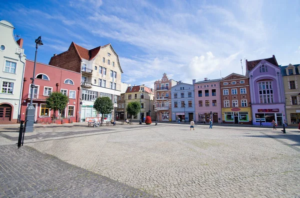 Town Square Grudziadz Polen — Stockfoto