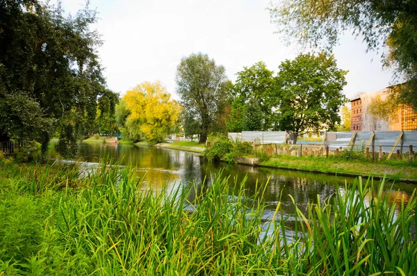Green River Bydgoszcz Lengyelország — Stock Fotó