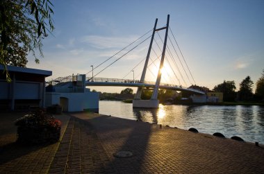 Mikolajki - Masurian'deki/daki oteller bölgesi Polonya'nın başkenti