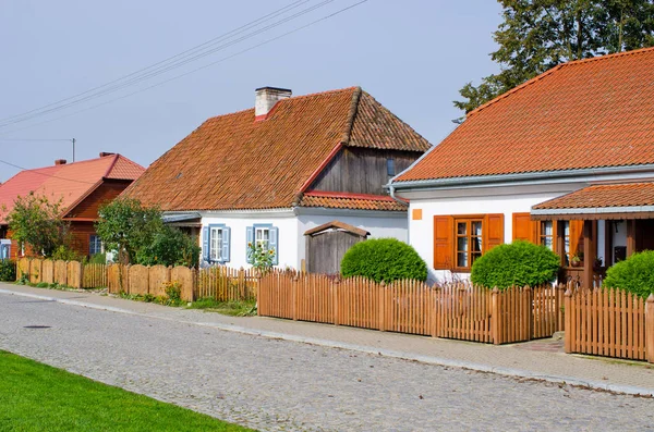 Traditional Cottages Tykocin Poland — Stock Photo, Image