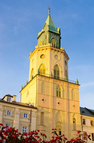 Башня Старого Здания Люблин Польша — стоковое фото