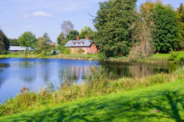 Müze alanı içinde Bialowieza Ulusal Park - Polonya