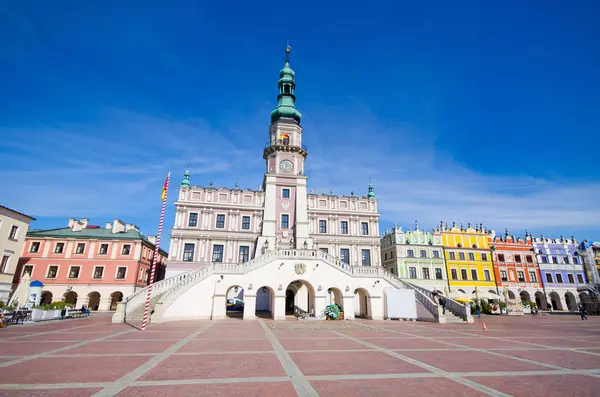 Town Square Zamosc Polen — Stockfoto