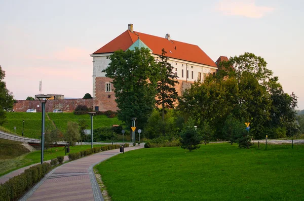Zamek Sandomierzu Polsce — Zdjęcie stockowe