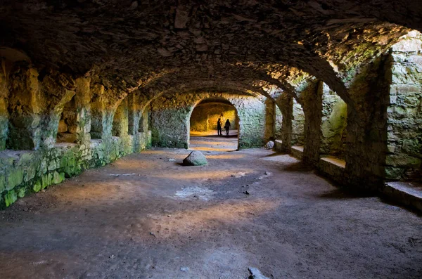 被毁坏的 Krzyztopor 城堡地窖在波兰 — 图库照片