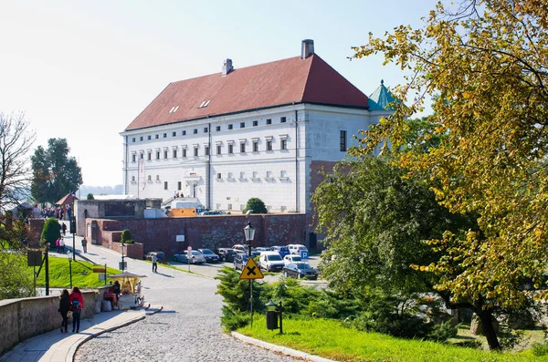 Schloss Von Sandomierz Polen — Stockfoto