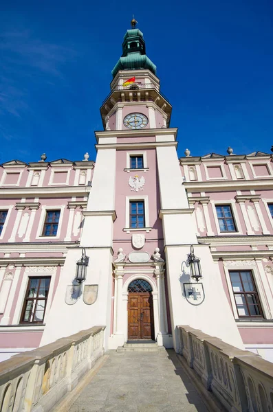 Municipio Zamosc Polonia — Foto Stock
