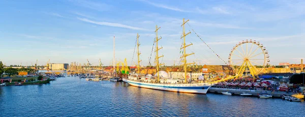 Szczecin Poland August 2017 Tall Ship Races International Event Sailing — Stock Photo, Image