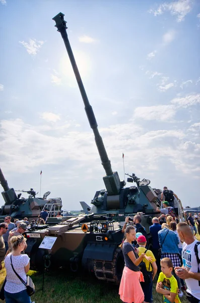 Radom Polen Augusti 2017 Armén Utställning Airshow Radom Mest Berömda — Stockfoto