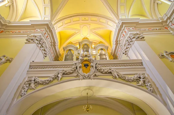 Leszno Polonia Junio 2016 Interior Iglesia Iglesia Católica San Nicolás — Foto de Stock