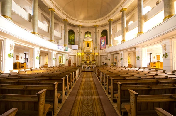 Rawicz Polonia Junio 2016 Interior Iglesia Construcción Iglesia San Andrés — Foto de Stock