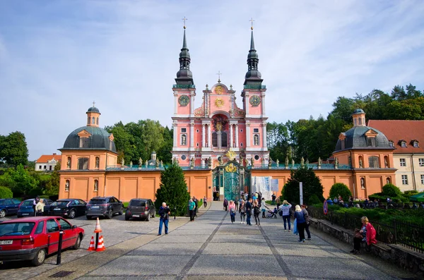 Święta Lipka Polska Sierpnia 2017 Kościół Jednym Najbardziej Znanych Kościół — Zdjęcie stockowe
