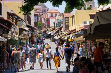 Yunanistan Rodos şehir merkezi