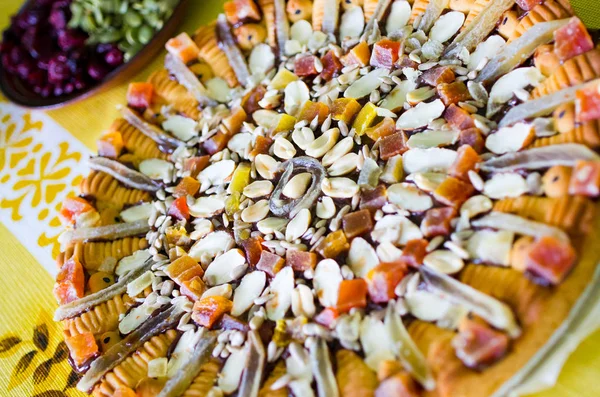 Torta Mazurek tradizionale lucida — Foto Stock