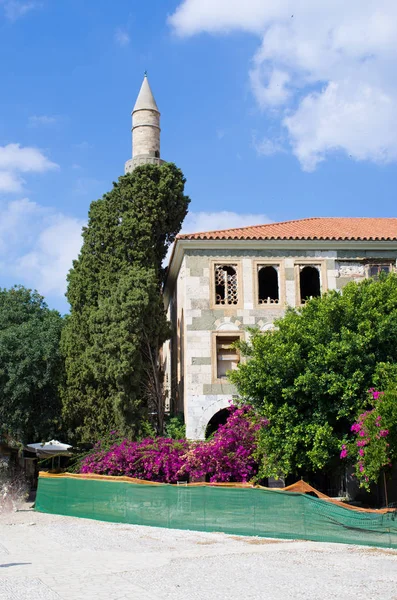 Minareto nella città di Kos, Grecia — Foto Stock