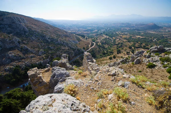 Ruínas do castelo de Palio Pyli na ilha de Kos, Grécia — Fotografia de Stock