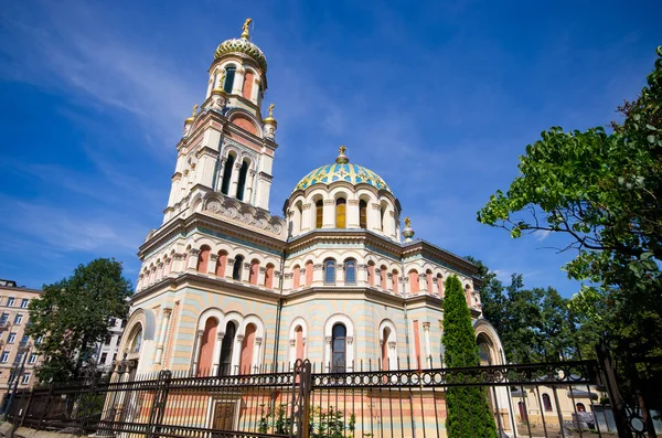 Pravoslavný kostel Lodz, Polsko — Stock fotografie