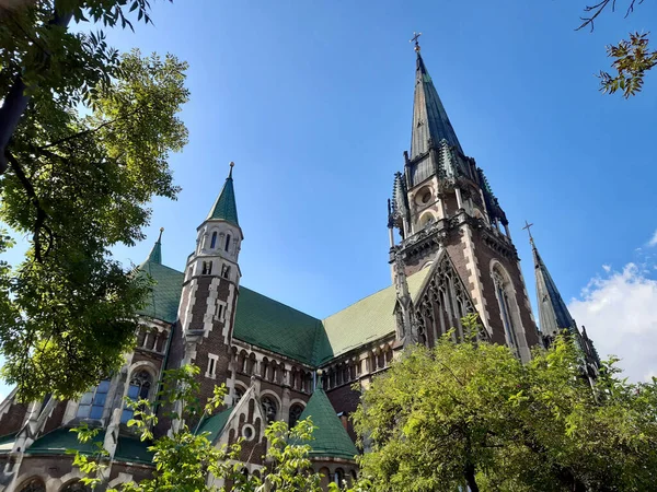 Chiesa Santa Elisabetta Leopoli Ucraina — Foto Stock