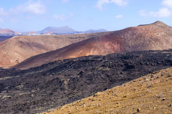 Paysage Volcanique Île Lanzarote Espagne — Photo