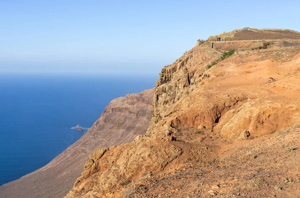 Landschap Van Noordoostelijke Kust Van Lanzarote Spanje — Stockfoto