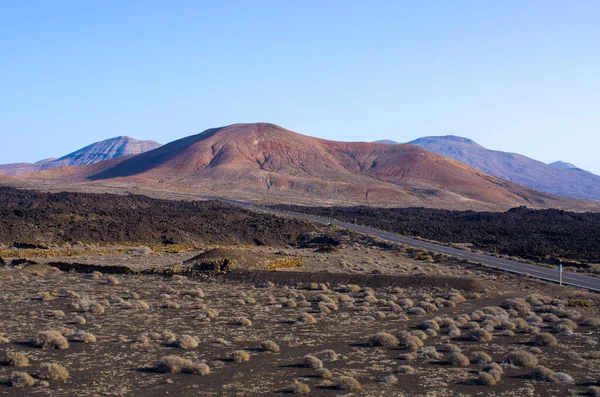 Vulkanikus Táj Lanzarote Island Spanyolország — Stock Fotó