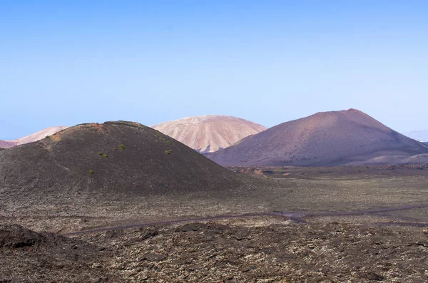 Vulkanikus Táj Lanzarote Island Spanyolország — Stock Fotó