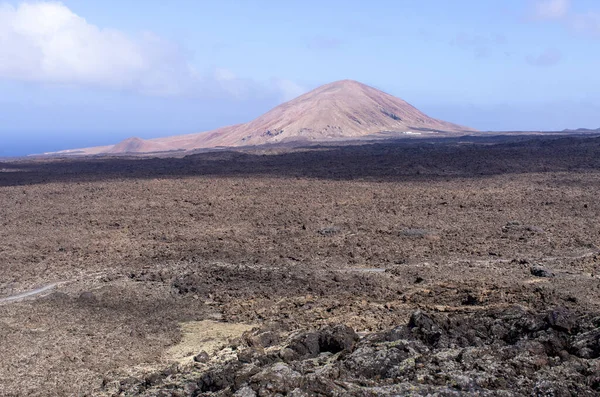 Vulkanikus Táj Lanzarote Island Spanyolország — Stock Fotó