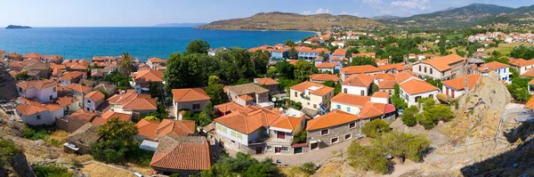 Petra Ilha Lesbos Grécia — Fotografia de Stock