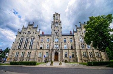 Boleslawiec 'teki eski ev - Polonya