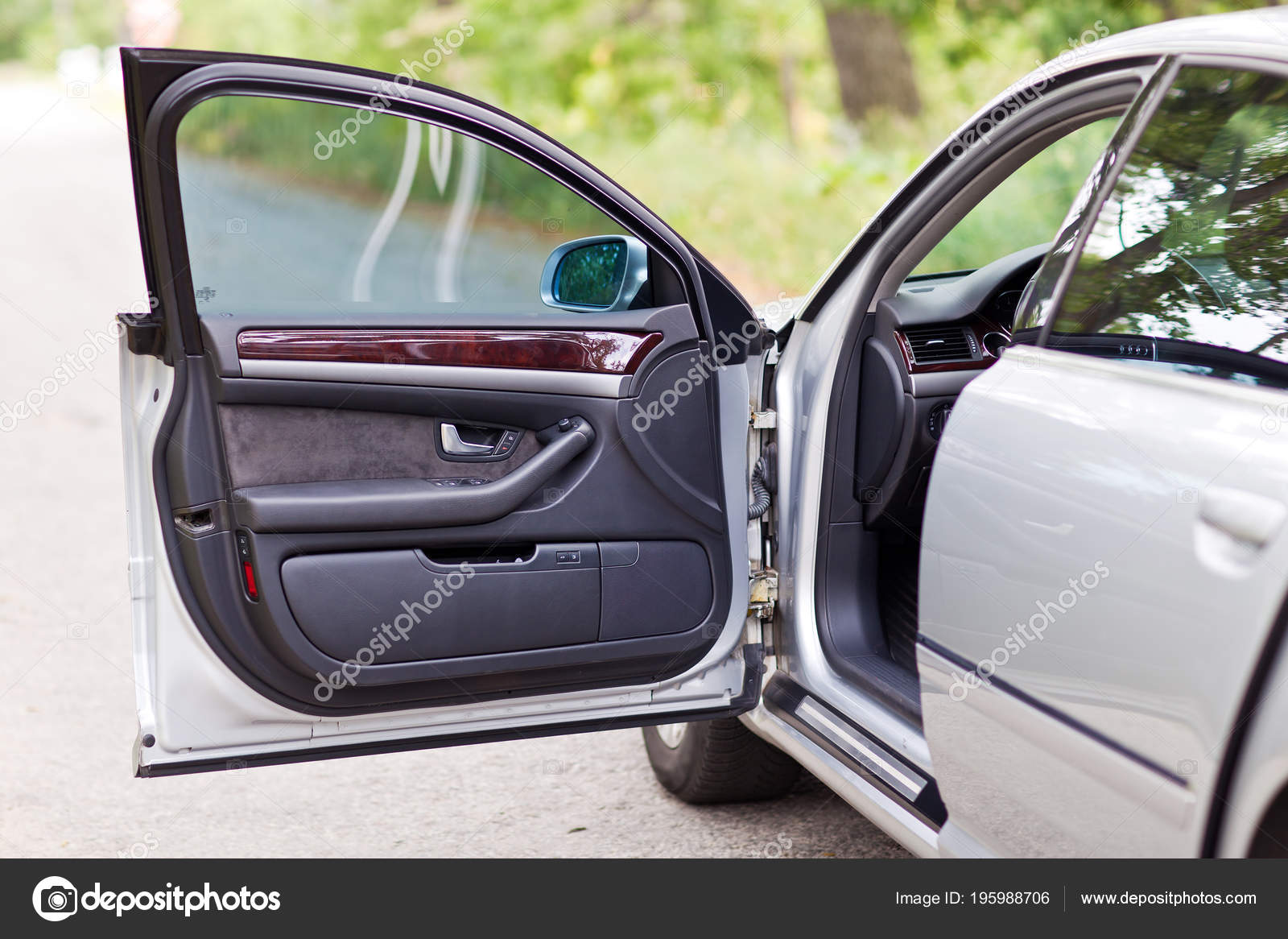 Front Open Door Modern Luxury Car Stock Photo C Lolik4ever
