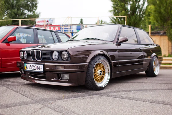 Kiev Ukrajna 2017 Augusztus Bmw E30 Kiállításon — Stock Fotó