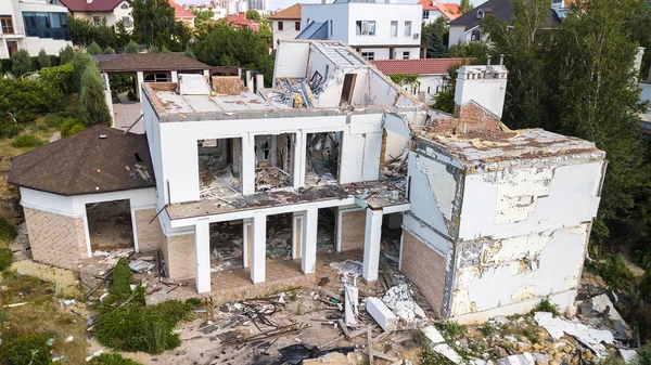 Casa Lujo Destruida Después Del Terremoto —  Fotos de Stock