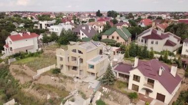 Chernomorsk, Ukrayna heyelan sonuçları havadan görünümü