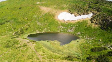 Dağ Gölü'nden kuşbakışı.